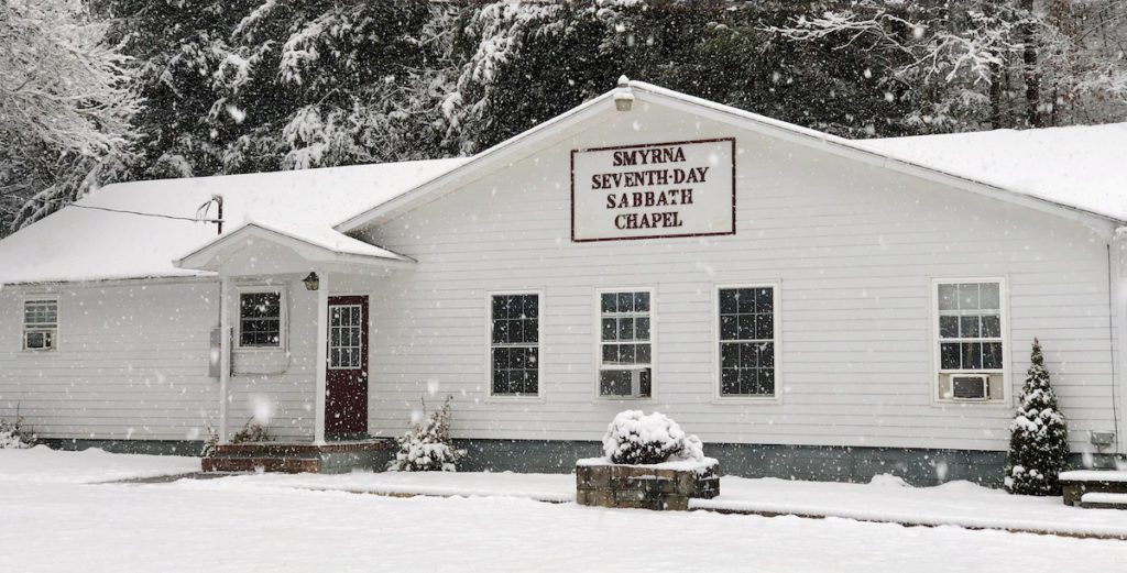 Smyrna Gospel Ministries Chapel on Snow