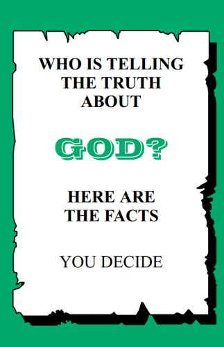 Who Is Telling the Truth About God? Book Cover